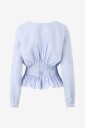 Copenhagen Muse   Bluse Cmpoplin Blouse   Blå