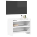 TV skap 60 x 33 x 47 cm Hvit Konstruert tre