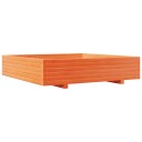 Plantekasse voksbrun 110x110x26,5 cm heltre furu