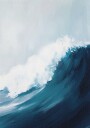 Ocean Wave Plakat Plakat / 50x70cm