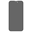 iPhone 16 Plus Privacy Full Cover Skjermbeskyttere Panzerglass - Svart Kant