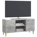  TV skap Betonggrå 102 x 34,5 x 50 cm Konstruert tre