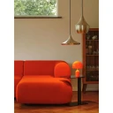 Tom Dixon Beat Unbeaten Wide LED Pendel Aluminium