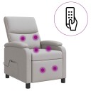 vidaXL Massasjestol Sky Grey Stoff