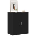 vidaXL Skoskap svart 60x35x70 cm sponplate