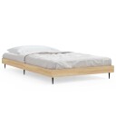 vidaXL Sengeramme sonoma eik 100x200 cm konstruert tre