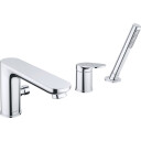 Duravit Badekarbatteri Wave Med Dusjsett Krom