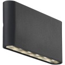 NORDLUX KINVER VEGGLAMPE IP54 LED SORT