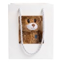 Dynäs Import Bamse med Blått Hjerte i Gavepose 72309
