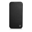 Icarer Icarer Ce Premium Leather Folio Case Iphone 14 Plus Leather Flip Case Magnetic Magsafe Black (Wmi14220715-Bk)