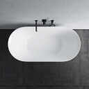 Pulcher Badekar Coco 150 150x72 cm Slim Design Blank Hvit