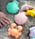 Scrunch Sandformer Fersken Onesize