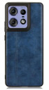 EIDERWOOD Motorola Edge 50 Pro Skinnbelagt Deksel - Blå