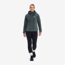 RevolutionRace Dame > Overdeler > Fleece & midlayers Fog Fluffy Hooded Fleece Dame Balsam Green Størrelse:L