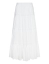 by Ti Mo Cotton Slub Skirt   White   XS
