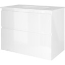 Sanibell Proline møbelpakke 80x46 cm hvithøyglans
