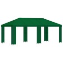  Hage Gazebo 6 x 3 m Grønn Polyester og stål 190