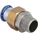 Geberit Slangekontakt Rustfritt Stål 28 mm Unionsmuffe D28-R1