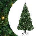  Kunstig juletre med 300 LED grønn 240 cm PVC og Stål og Plast
