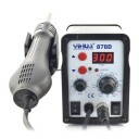 Yihua 878D loddeog varmluftstasjon 700 W 2-i-1