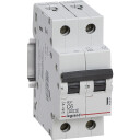 Legrand 6 stk RX³ MCB automatsikring C6 2P 2M 4,5kA