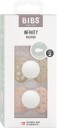 BIBS Infinity Smokker 2-Pack Silikon Str 2 Symmetrisk Vanilla GLOW/Blush GLOW
