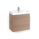 Macro Design Crown Servantskap 2 Skuff- med Light 70 Servant Eik / 60cm Grip