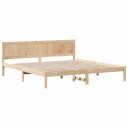  Furu Sengeramme Naturlig tre Solid furu 200 x 200 cm Holdbar