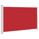 vidaXL Uttrekkbar sidemarkise 180x300 cm rød