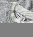 Name It Cardigan   NkfNikita   Strikk   Grey Melange   Name It   7 8 år (122 128)   Cardigan Grå Hvit