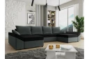 Midfeld 4 sits Hörnbäddsoffa Dark Grey/Black  