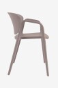 Kave Home   Stol Ania 4 pk   Brun