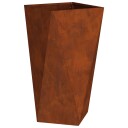 vidaXL Plantekassed Rusten 40 x 40 x 75 cm Cortenstål