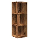  Hjørneskap gammelt tre 33x33x100 cm konstruert tre 8721158440693