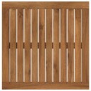 vidaXL Bordplate 48,5 x 49 x 2 cm Rektangulær Solid akasietre Naturlig
