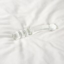 Sinful Ribbed Glassdildo - Klar - Klar