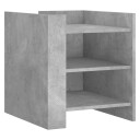  Nattbord betonggrå 45x50x50 cm konstruert tre 848293