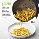 Tower Airfryer Perforert non stick innlegg rund Ø 28cm 4pk