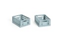 Hay Colour Crate Mini Oppbevaring 2 pk Dusty Blue