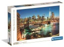 Clementoni Puslespill 6000 Brikker Brooklyn Bridge Lights