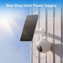 SwitchBot W3303400 Solcellepanel For Utendørs Spotlight Overvåkningskamera