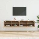  TV Veggskap 2 pcs Artisan Eik 80 x 30 x 30 cm Konstruert tre