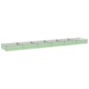 vidaXL Hevet Hagebed Pastellgrønn 480 x 80 x 24 cm kaldvalset stål