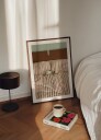 Cozy Dog in Bed Plakat / 40x50