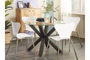 Kerrobert Spisebord 100 cm - Svart