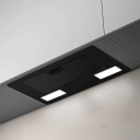Elica Era C 60 Innebygd Ventilator med Belysning - Svart