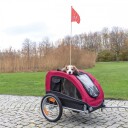 Trixie Sykkelvogn for hund Medium Rød med Polyesterstål