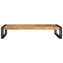  Badehylle med hylle 120 x 50 x 23 cm Massiv mango tre jern