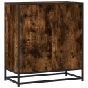  Skjenk røkt eik 68x35x76 cm konstruert tre og metall 8721102840258