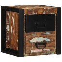  Nattbord 2 stk flerfarget 40x35x40 cm gjenvunnet heltre
